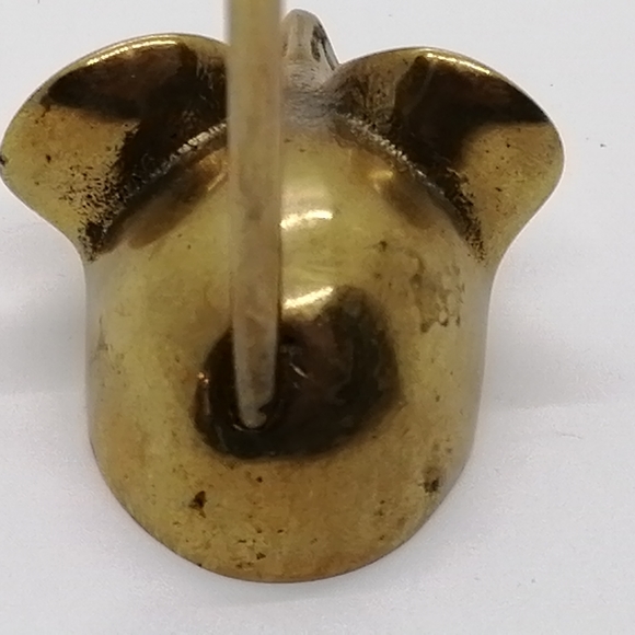 SOLD          VTG Brass Mouse Ring Holder - Picture 12 of 15
